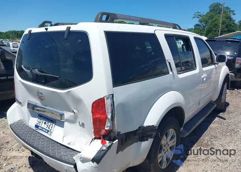 2007 Nissan Pathfinder Le from USA, damaged, VIN 5N1AR18U67C644369